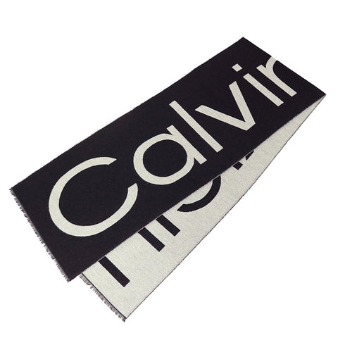 カルバンクライン CALVIN KLEIN マフラー K60K612028-BEH レディース ブラック マフラー
